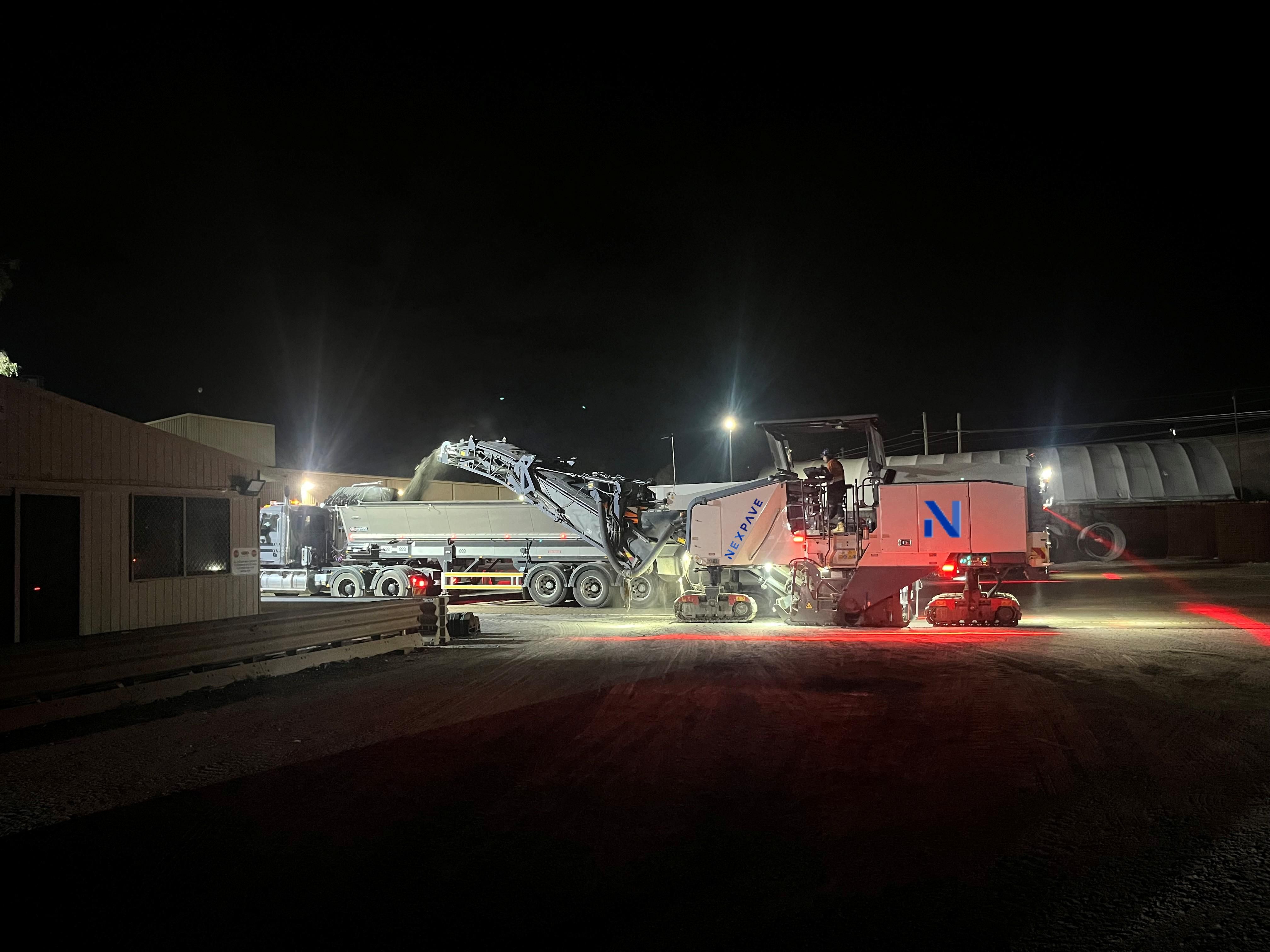 Nexpave night profiling.